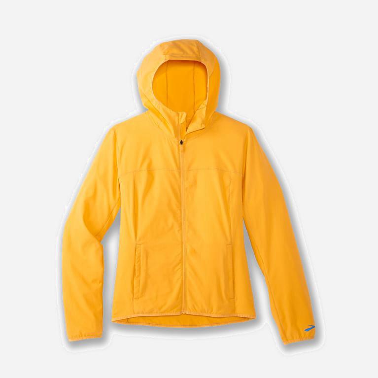 Brooks Canopy Australia - Women's Running Jackets - Saffron/Orange (735219-AZB)